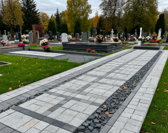 ukladka-plitki-na-kladbishche-granitnaya-trotuarnaya